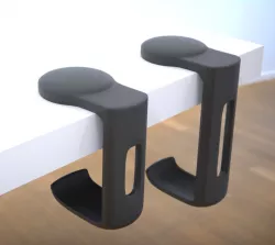 Minimalist Purse / Bag Desk Hook