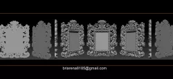 Mirror frame 3d - CNC machine -  3D CNC