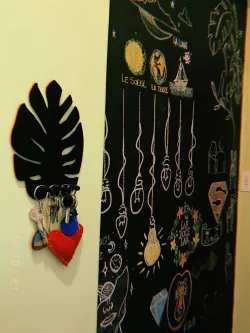 Monstera's Key Holder