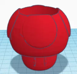 Mushroom Mario Pot