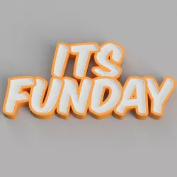 NAMELED ITS FUNDAY - LED LAMP WITH NAME