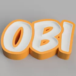 NAMELED OBI - LED LAMP WITH NAME