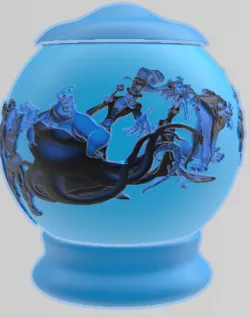 Naughty Disney Litho Lamp