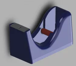 Office Tape Dispenser fits standard razor blade