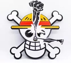 One Piece Inspired Wall Clock - Luffy Gear 4th Edition - 3D Printed