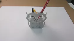 owl pen for 3d printing or laser cutting