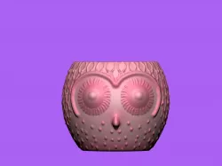 OWL VASE