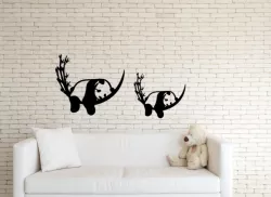 Panda : cute sleeping Panda