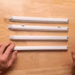 Parametric Picture Frame with Dovetail Joinery [CUSTOMIZABLE SCAD]