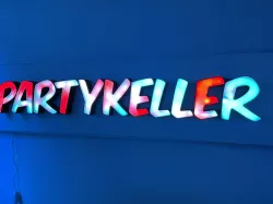 Party cellar LED letters