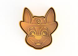 Skye Paw Patrol Cookie Cutter Set 3D model 3D printable