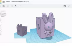 PENCIL CASE WITH RABBIT _ Pamper me! _ Easter egg holder _ Porta uova Pasqua - Porta penne Pasqua Coniglio _ Fammi le coccole!