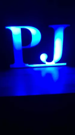 PJ LED illuminated letters
