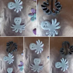 Plush Toy Octopus cookie/clay cutter