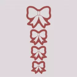 POLYMER CLAY | CUTTERS | POLYMER CLAY TOOLS & SUPPLIES | HANDMADE JEWELLERY | BOW | SET | BUNDLE | 4 PCS