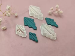 Polymer Clay | Cutters | Polymer Clay Tools & Supplies | Handmade Jewellery | Long Rubin Shape | 3 Sizes