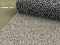 Polymer Clay Seamless Texture Roller | Ethnic B | Digital STL File