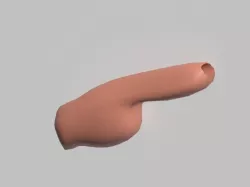 pooping toothpaste- finger
