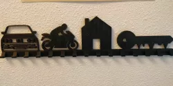 Porte clés murale / Wall Keys holder 1