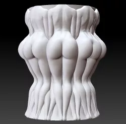 pot or vase or solid for base