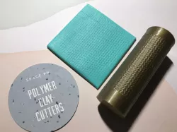 [Premium] Textured Rollers for 3d Printing | Resin printer or FDM Printer AA7 (Sweater Weave)