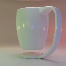 Pseudo Floating Anti-Gravity Mug