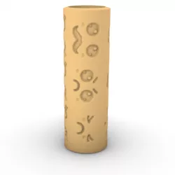 ROLLER/POLYMERIC CLAY STONE AND XPS FOAM FOR TEXTURES/TEXTURE OF emojis/LORREN3D