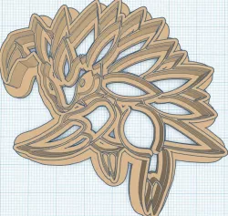 Sandslash Cookie Cutter