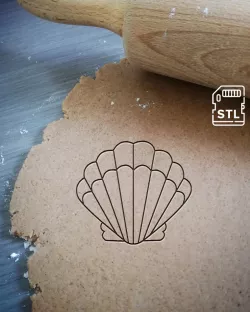 Sea Shell Cookie Cutter