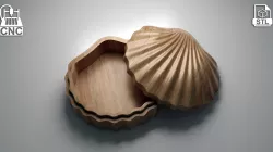 Sea Shell Jewelry Box - Files for CNC and 3D Printer