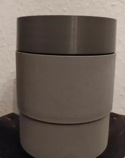 Self watering basin for Ikea Nypon pot (12cm)