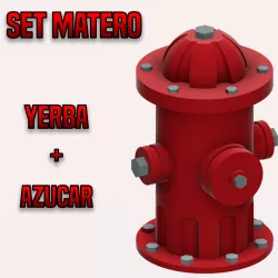 SET MATERO HIDRANTE - BOMBEROS - FIREMAN