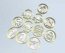 Set of cookie cutters - Lovecraft Cthulhu