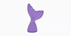 SIREN TAIL COOKIE CUTTER
