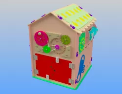 Small Childrens Didactic Model House For Laser Cutter-Engraver or CNC Router