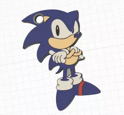 Sonic key ring