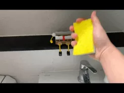 Sponge Holder(Spongebob shaped) Kitchen sink suction holder for sponge