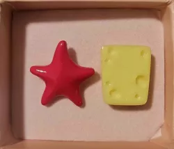Spongebob and Patrick Earrings