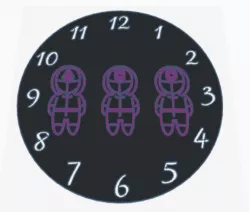 squid squad clock