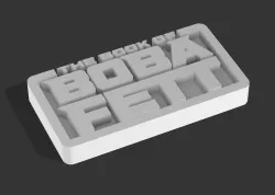 Star Wars Book Of Boba Fett Plaque 4 Different sizes!