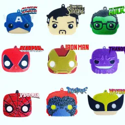 Super Heroes/ Villains Keychains Funko Pop Style