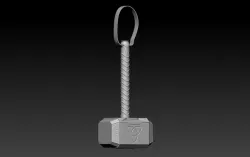 Thor Hammer Keychain