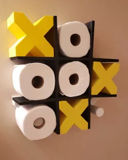 Tic-Tac-Toilet Paper Shelf