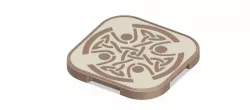 tray board for cutting table stand with celtic pattern v16 3d-print and cnc