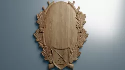 Trophy Mounting Plaque - 3D STL Files for CNC