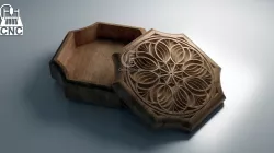 V-carved Jewelry Box - Files for CNC and 3D Printer