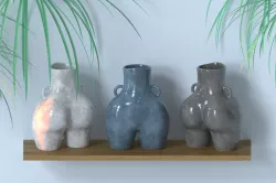 Vase woman bust
