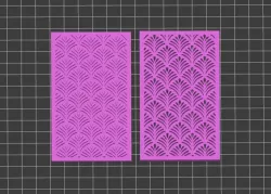 Ventalia Pattern Stencils for Polymer clay - Drawing - Airbrush