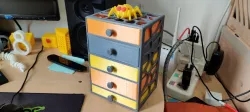 Voronoi Pattern mini Desktop Drawers