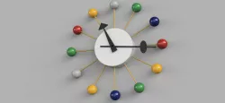 Wall Clock, Ball Clock Replic (Design: George Nelson)